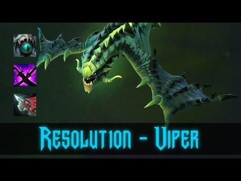 Resolut1on -  Viper - The easiest carry hero - Dota 2 Kings