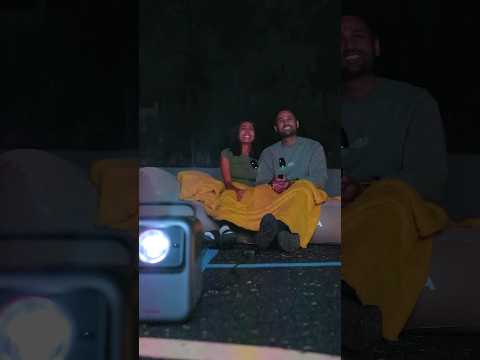 I made the dream outdoor movie night