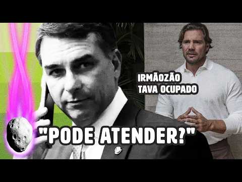 FLÁVIO BOLSONARO LIGOU PARA VORCARO 4 DIAS ANTES DA PRISÃO DO BANQUEIRO DO MASTER E PEDIU “UMA LUZ”