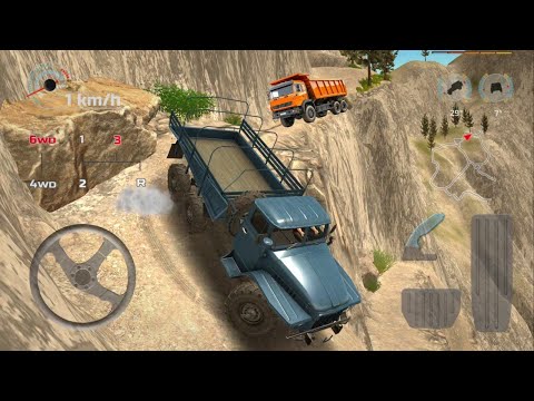 6x6 Offroad Truck Driving Simulator 3D – Drive 375 Truck 6x6 Offroad Game – Android GamePlay