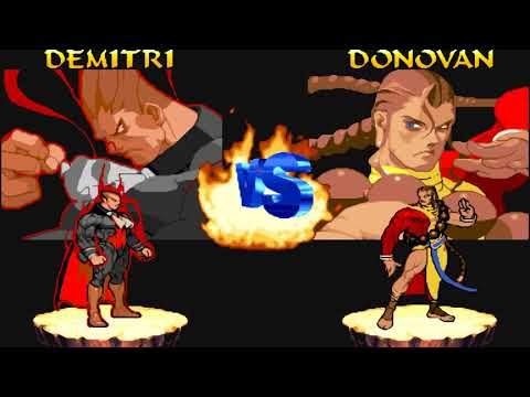 Night Warriors Darkstalkers' Revenge (Demitri Maximoff) - (Partida completa 1CC) Episodio 053