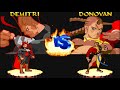 Night Warriors Darkstalkers Revenge Demitri Maximoff Partida Completa 1CC Episodio 053
