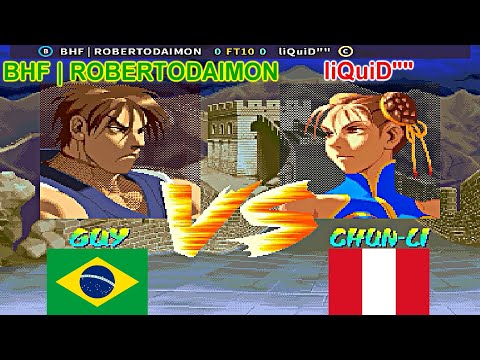 Street Fighter Alpha - BHF | ROBERTODAIMON vs liQuiD"" FT10