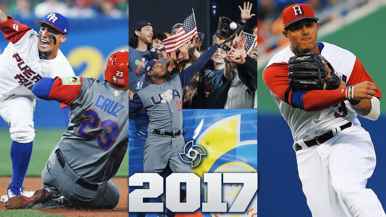 The BEST moments and plays of the 2017 World Baseball Classic! (Team USA wins the championship 🇺🇸)