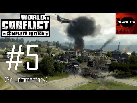 World in Conflict Complete Edition Campaign Playthrough Part 5 Battle for Pine Valley, No Commentary