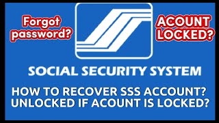 HOW TO RECOVER SSS ACCOUNT? HOW TO UNLOCK SSS ACCOUNT LOCKED? FORGET PASSWORD? #cherryboterph