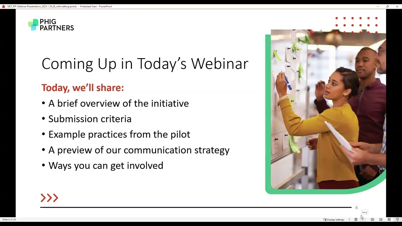 PHIG Promising Practices Overview Webinar