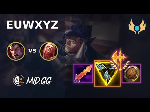 MID.GG: [ EUWXYZ ] Darius TOP vs Vladimir | EUW CHALLENGER | LOL Season 2024