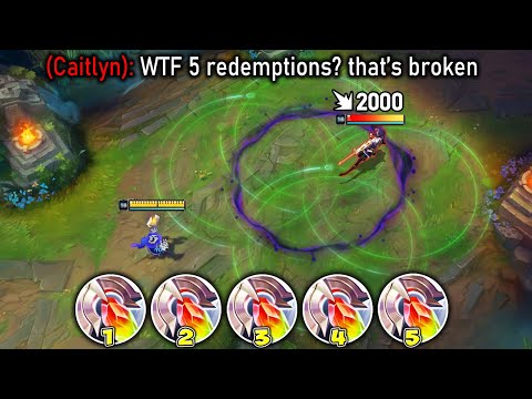 WE CREATED A NUCLEAR WEAPON WITH 5 REDEMPTIONS! (50% MAX HEALTH TRUE DAMAGE)