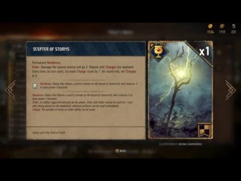 she-troll puzzle | Thronebreaker: Witcher Tales Scepter of Storms card