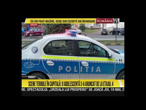 O fată de 14 ani s-a aruncat de la etajul 4 al unui bloc din Capitală