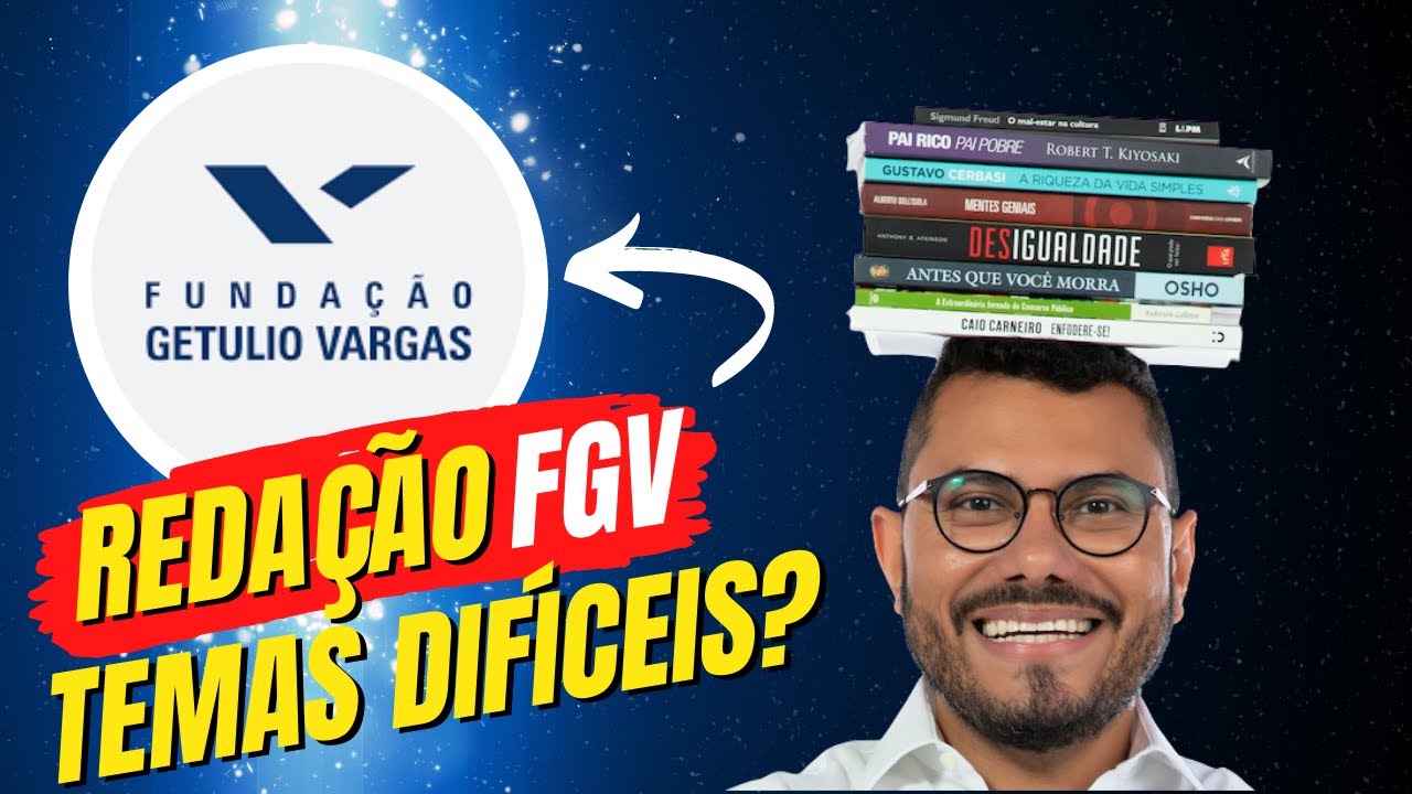REDAÇÃO FGV: os temas são realmente difíceis? 😵