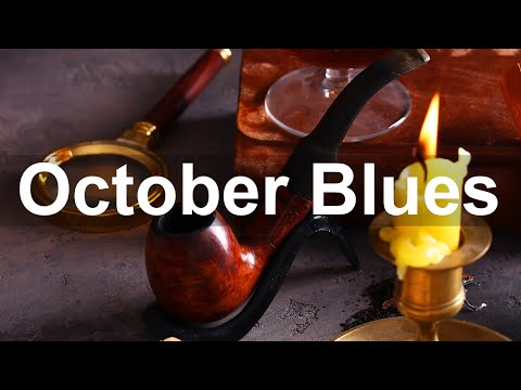 Dark October Blues - Late Evening Blues Music played on Guitar and Piano