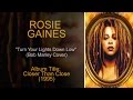 Rosie Gaines - "Turn Your Lights Down Low"  (Cover) w-Echo