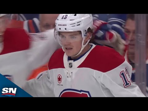 Montreal Canadiens score three goals in 1:52 against the Edmonton Oilers