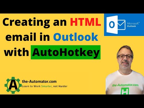 How to create an HTML email with Outlook and AutoHotKey