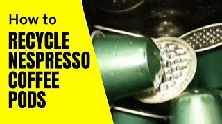 How to recycle Nespresso coffee pods