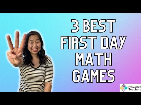 3 Best Middle School Math Games For The First Day of School