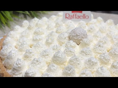 Un desert pur și simplu divin!🥰 Fără coacere‼️Se topește în gură! Tartă Raffaello🥥