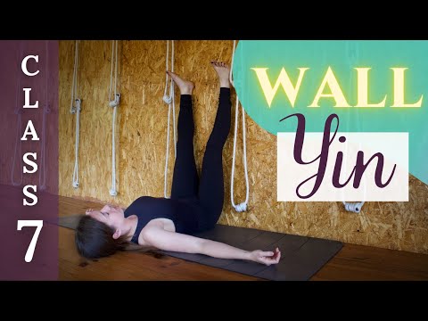 60-min Legs up the Wall Yin | Yoga for Tired Legs w/ Gentle Yoga at the Wall (Yin Yoga Challenge 7)