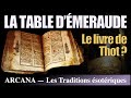 La table d'émeraude et le mystère du livre de Thot