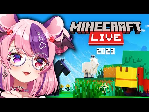 INSANE! IronMouse Reacts to Minecraft Live 2023!