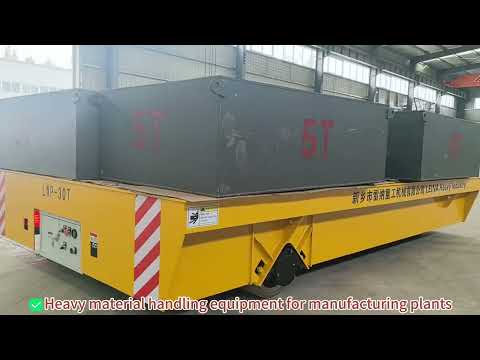 Heavy material handling equipment for manufacturing plants-30 ton Electric Trackless Transfer Cart