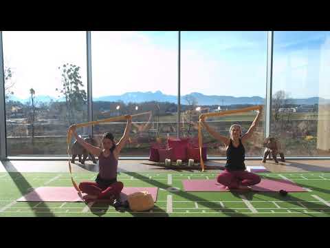FASZIENYOGA ''Schulter & Nacken'' mit Marion & Chrissi - ONLINE KURSE - ONLINE FITNESS