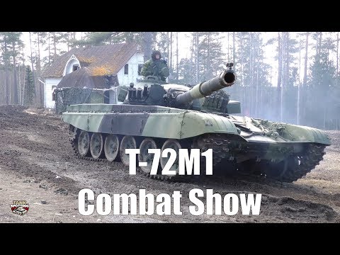 T-72 Tank Platoon Combat Show Short, 2nd Set - Kevätsawutus 2017 - Parola Armour Museum [4K UHD]