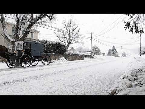 A Beautiful Lancaster County Sunday Snow Storm