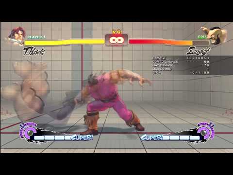 SSF4AE: T.Hawk Focus Attack to Raging Slash (Ultra 2)