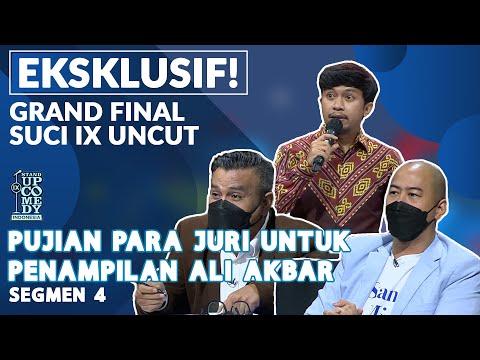 NO DEBAT! Pujian Para Juri untuk Penampilan Ali Akbar - FINAL SUCI IX UNCUT [SEGMEN 4]