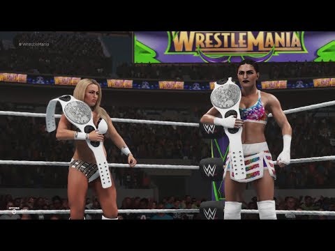 WWE 2K19 - The IIconics VS Sonya Deville and Mandy Rose