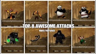 Top 8 Awesome Attacks Kung Fu Panda