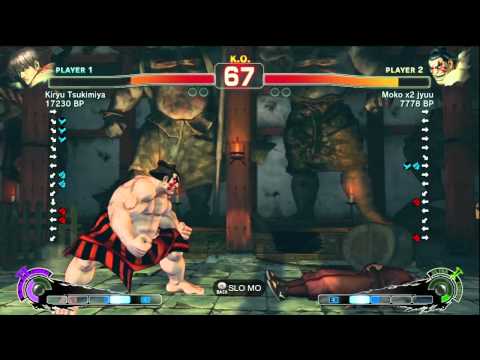 Kiryu Tsukimiya vs roku6roku [Ibuki] Moko x2 jyuu [Honda] SSF4 Japanese Ranked Matches - TRUE-HD