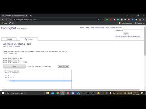 Coding Bat Problem 15 String Bits