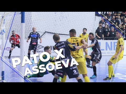 PATO FUTSAL 3 X 2 ASSOEVA - GOLS E ENTREVISTAS - LNF 2018