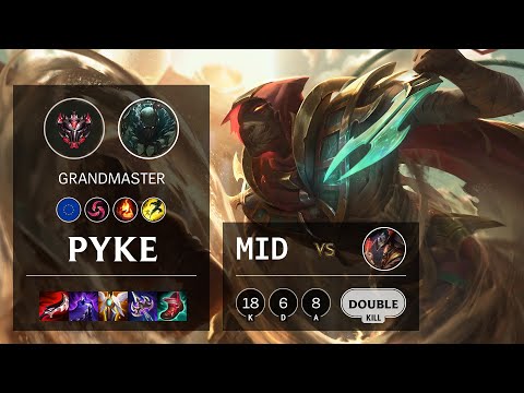 Pyke Mid vs Twisted Fate - EUW Grandmaster Patch 11.8