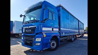 بيع شاحنة ذات أغطية جانبية MAN TGX 26.500 6x2/4 XLX Euro 6C Curtainside Combi 105m³ + Van Hool + مقطورة ستارة - صورة 4 | Autoline IQ شاحنة ذات أغطية جانبية MAN TGX 26.500 6x2/4 XLX Euro 6C Curtainside Combi 105m³ + Van Hool + مقطورة ستارة | صورة 4 - Autoline