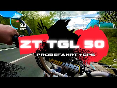 Simson ZT TGL 50 cylinder test drive with GPS 50ccm #simson