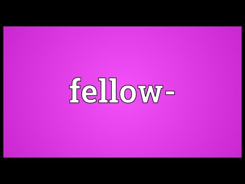 Fellow- Meaning