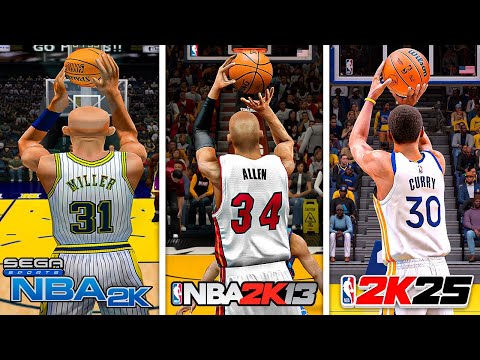 Hitting A 3PT With The Best Shooter In Every NBA 2K