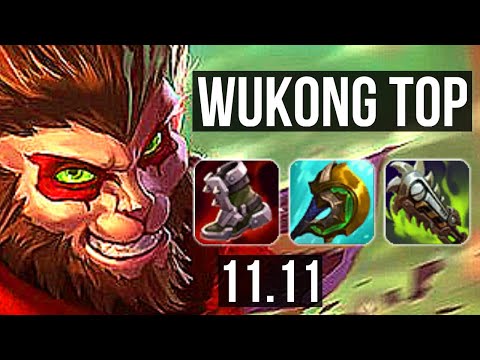 WUKONG vs OLAF (TOP) (DEFEAT) | 8 solo kills, 1.9M mastery, 1300+ games | EUW Diamond | v11.11
