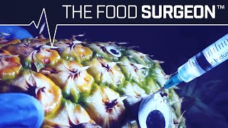 ASMR - Lobotomizing a Pineapple