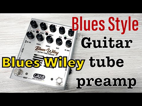 Crab Guitar Effects Blues Wiley Preamp Fender Deluxe Amp in a box High gain lead Metal Distorion Overdrive Pedal Blues Rock Drive EQ image 4