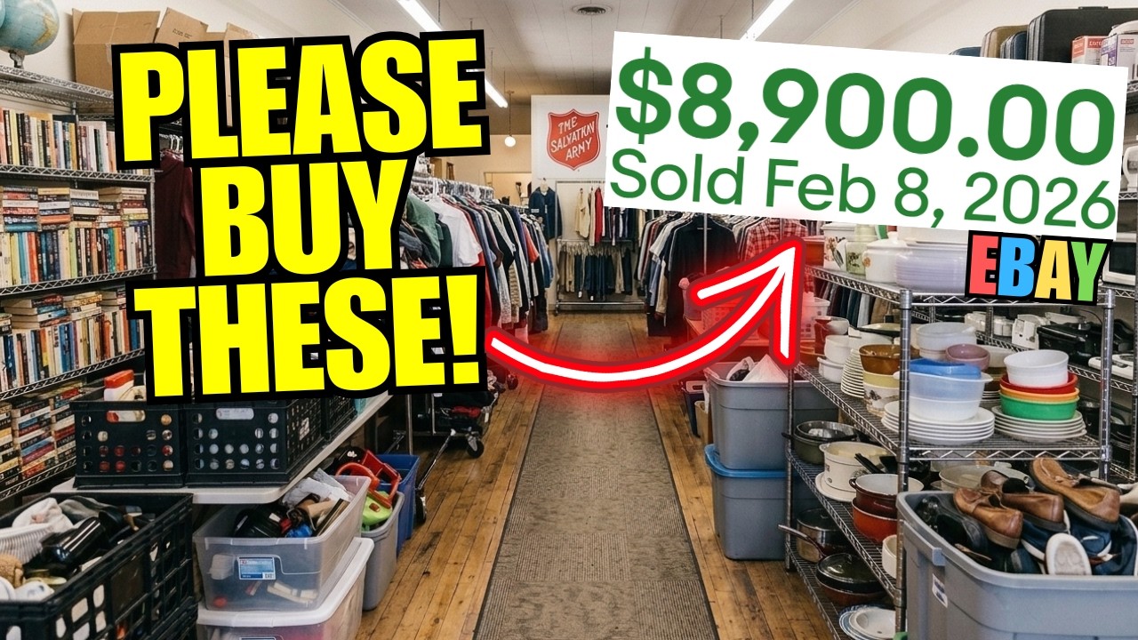 Top 10 Items to Look For at Thrift Stores in 2026! I Challenge You to Find These EBAY BOLOS Vol.4
