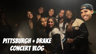 pittsburgh x drake concert vlog!