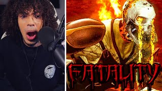 Non-Mortal Kombat Player Reacts To All Mortal Kombat Stage Fatalities!