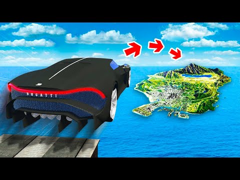 Jumping GOD CARS Across ENTIRE MAP In GTA 5!