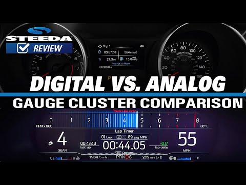 2018-2021 Mustang Digital vs. Analog Gauge Cluster | Steeda Review